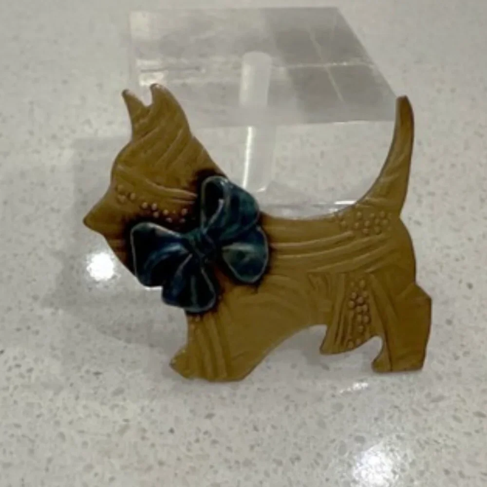 Scottie Dog Brooch
